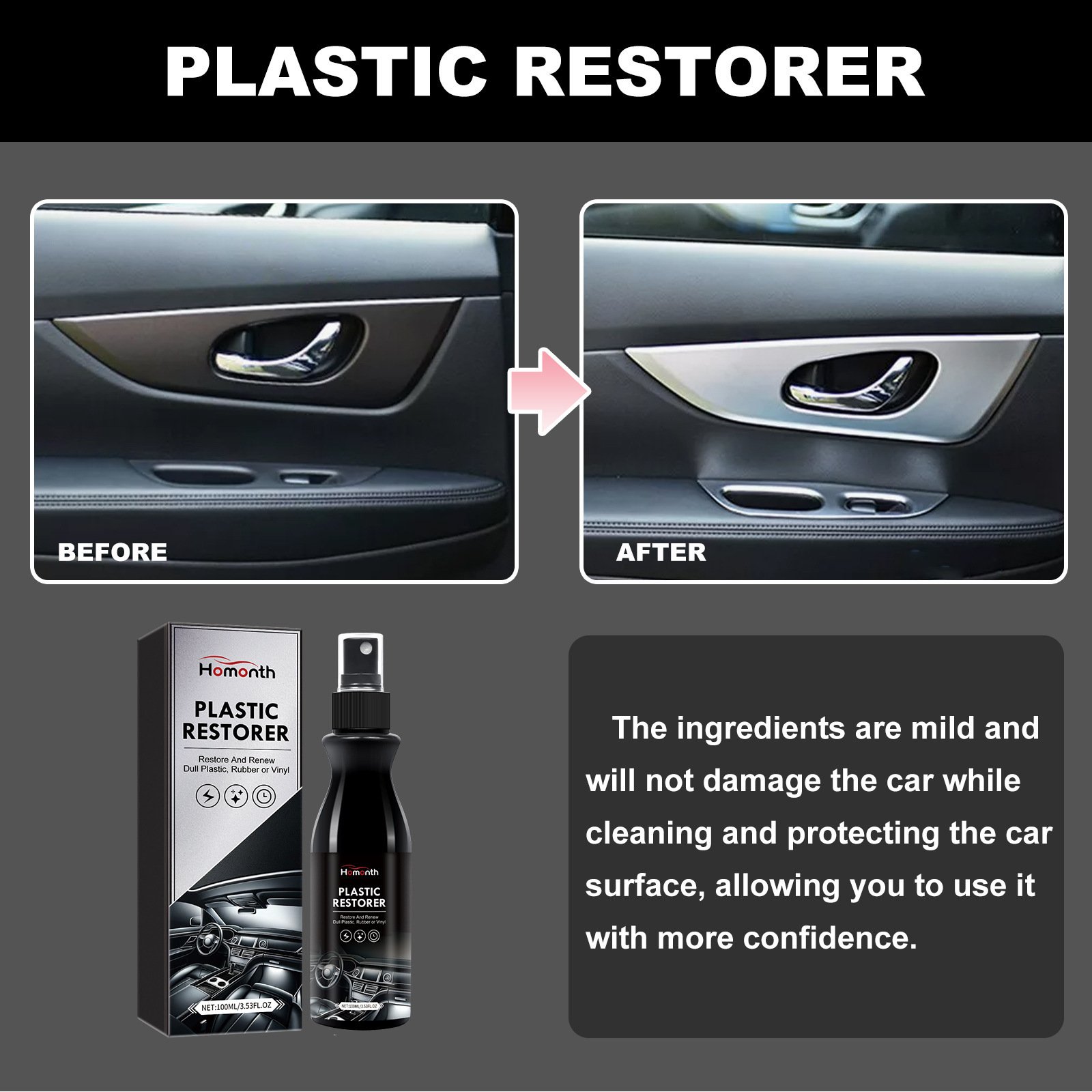 Car Plastic Renovation Agent Maintenance And Cleaning - Image 4
