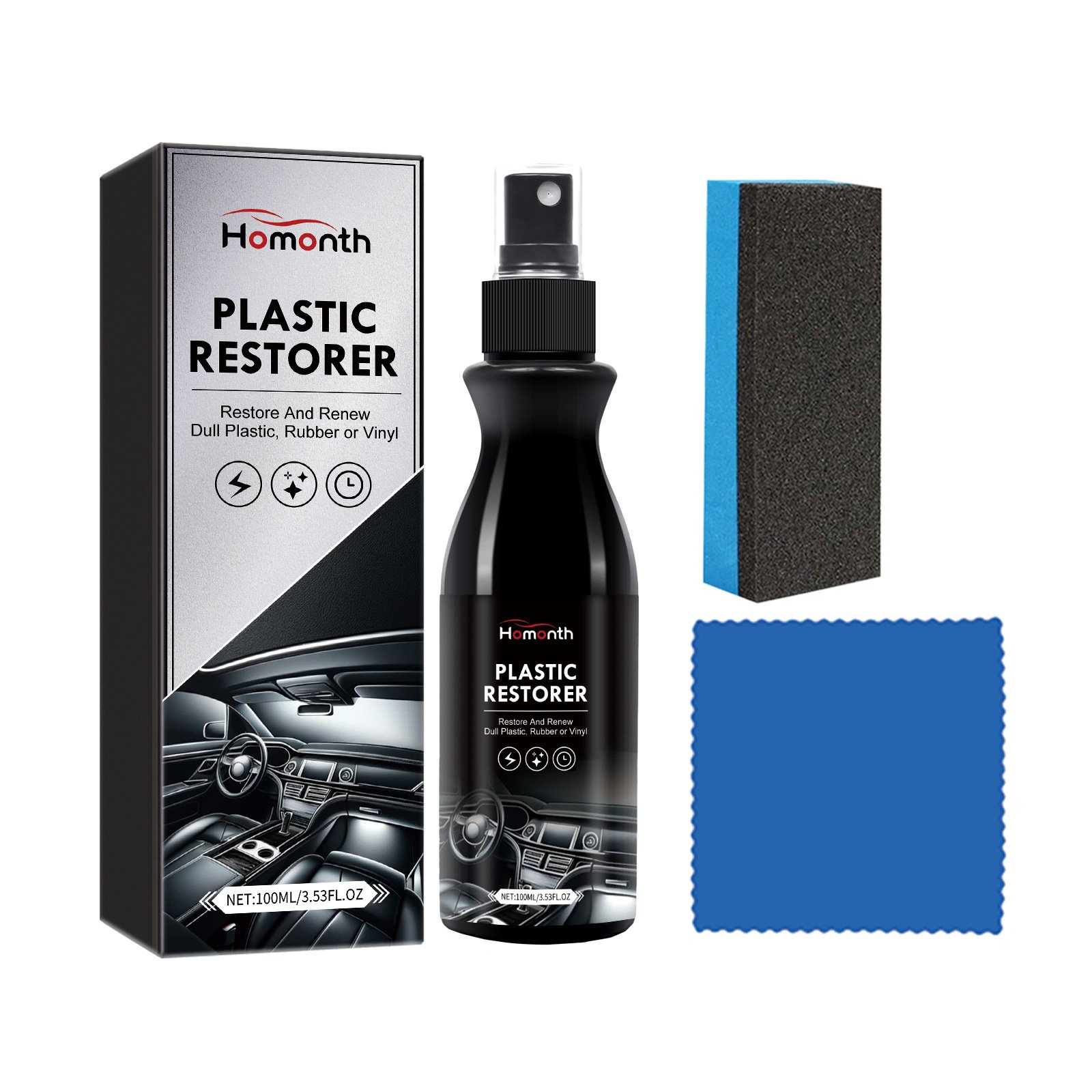 Car Plastic Renovation Agent Maintenance And Cleaning - Image 2